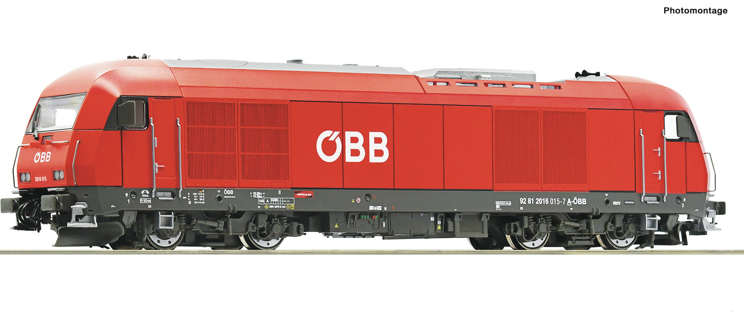 Roco HO 7320087 Diesel locomotive 2016 015-7  ÖBB   era VI AC  Fall 2025 New Item