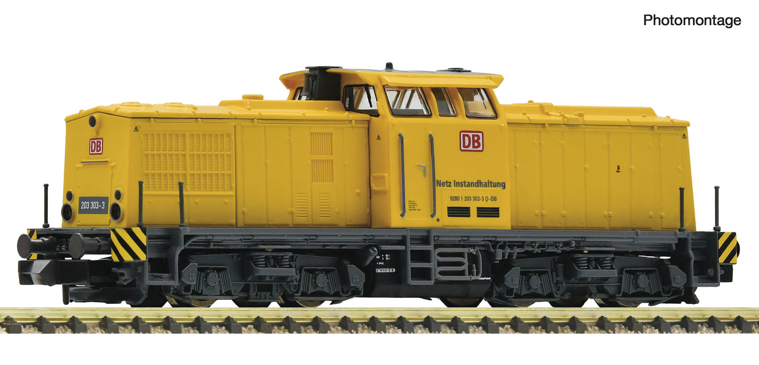 Fleischmann N 7370032 Diesel locomotive 203 303-3  DB Netz   era VI DC  Fall 2025 New Item