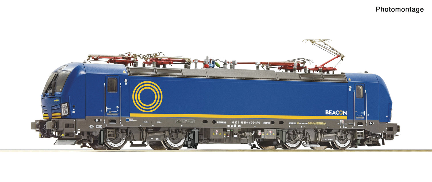 Roco HO 7500126 Electric locomotive 7193 800-8  Beacon Rail   era VI DC 2025 New Item