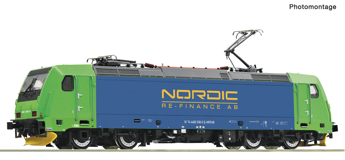 Roco HO 7500167 Electric locomotive 482 038-0  NRFAB   era VI DC  Fall 2025 New Item