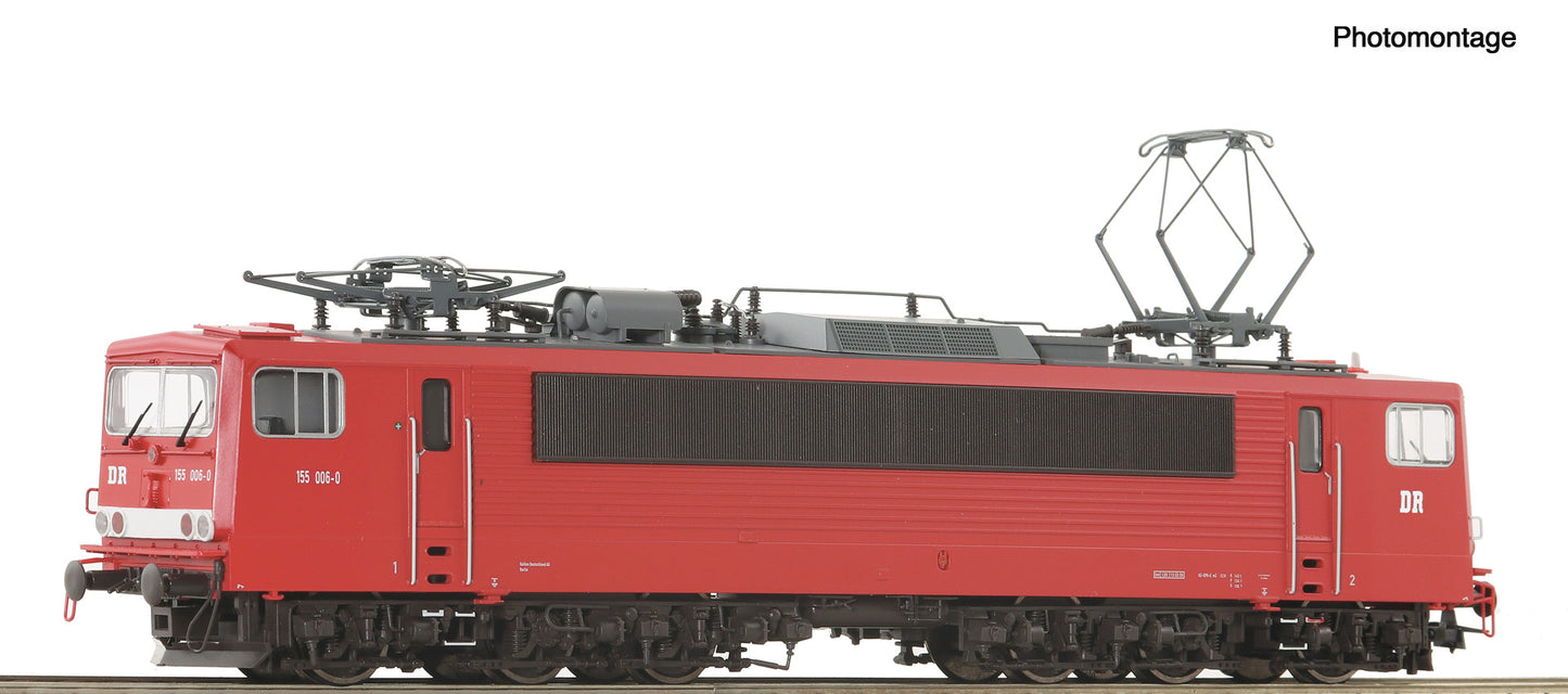 Roco HO 7510106 Electric locomotive 155 006-0  DR   era IV DC 2025 New Item