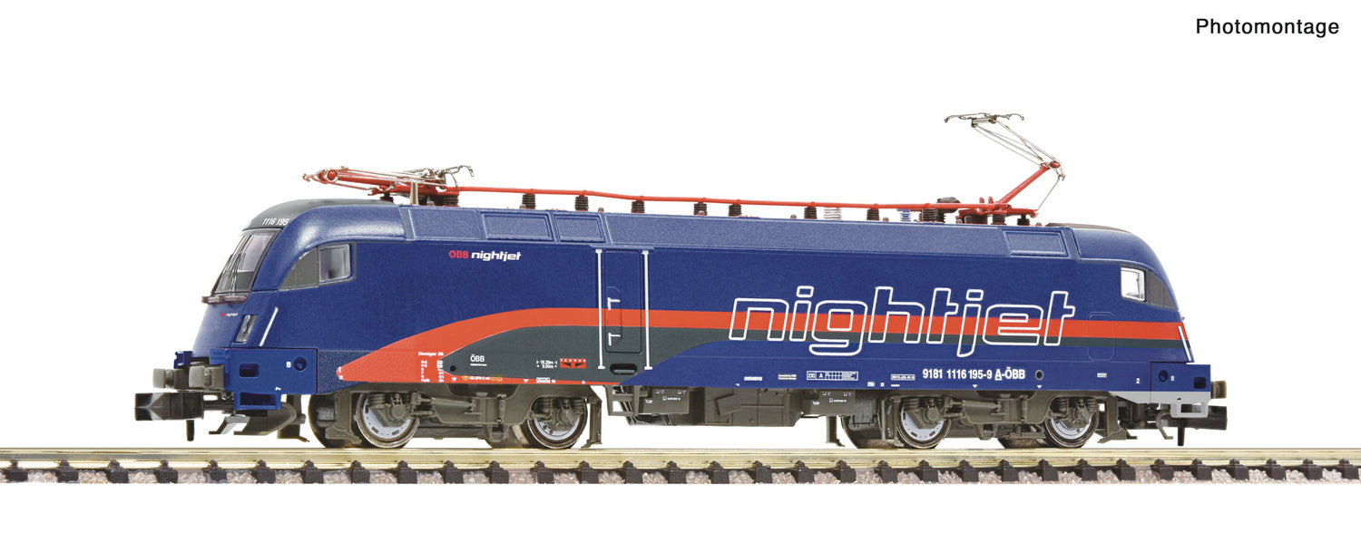 Fleischmann N 7560039 Electric locomotive 1116 195-9 'Nightjet'  ÖBB   era VI DC 2025 New Item