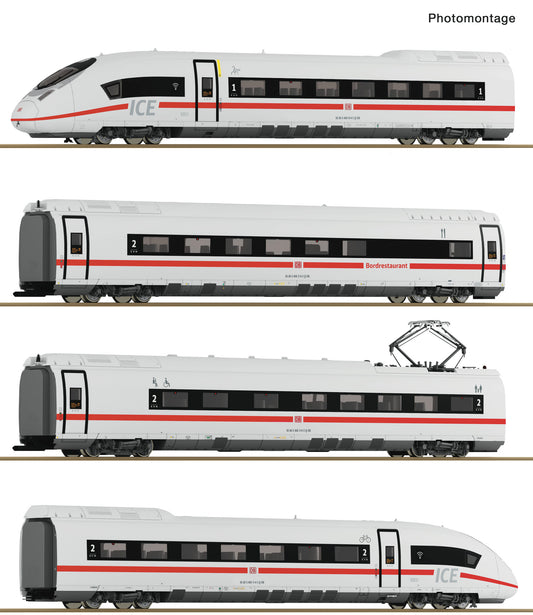 Roco HO 7700017 4 piece set: Electric multiple unit ICE 3neo (Class 408)  DB AG   era VI DC 2025 New Item