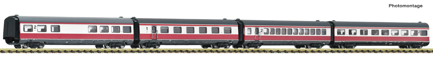 Fleischmann N 7760011 4 piece set: 'Max Liebermann' supplementary coaches  DR   era IV DC  2026 New Item