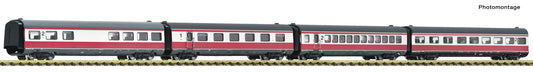 Fleischmann N 7760011 4 piece set: 'Max Liebermann' supplementary coaches DR era IV DC 2026 New Item