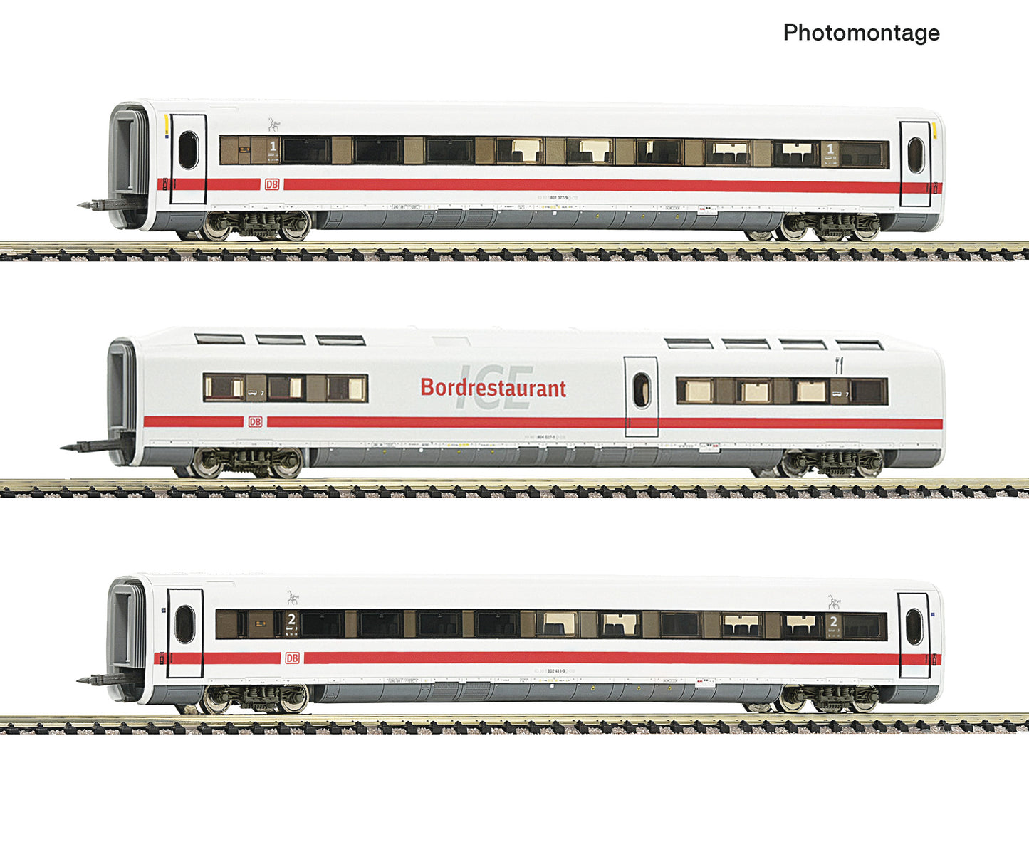 Fleischmann N 7760014 3 pcs. Set: Supplementary car ICE   era VI DC  2026 New Item