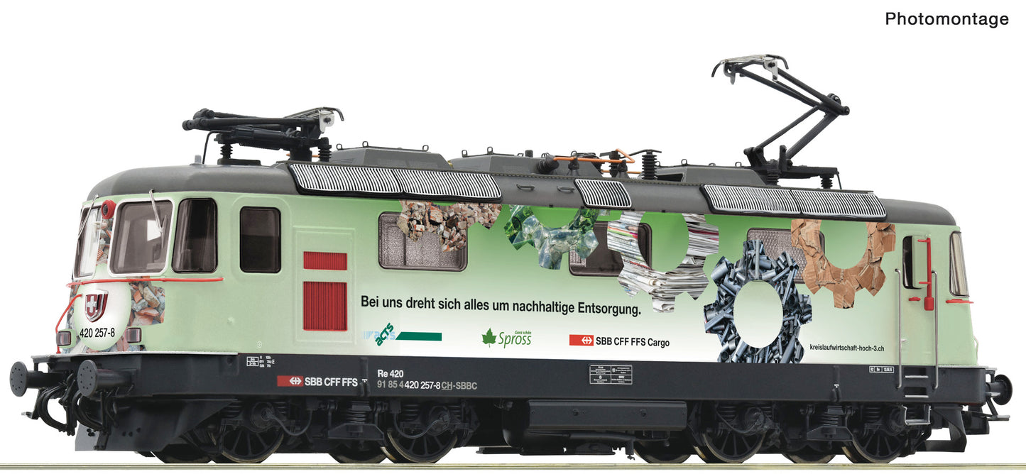 Roco HO 79417 Electric locomotive Re 420 257-8 AC-Snd.   era VI DC 2025 New Item