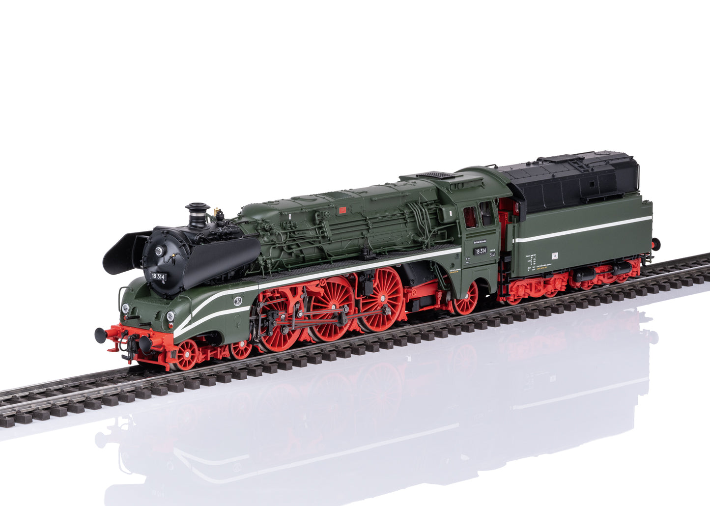Trix HO 25029 GDR Steam Locomotive cl18 314 Oil Era III  Summer 2025 New Item