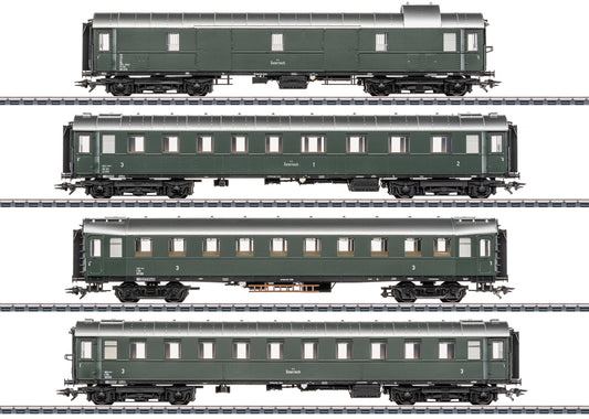 Marklin H0 42525 Passenger Car Set for Steam Locomotive 12.11