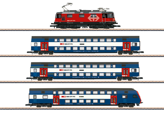 Marklin Z 81195 SBB ZÃ¼rich S-Bahn Train Set with a Class Re 420  2025 New Item