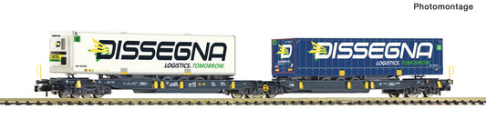 Fleischmann N 825029 Articulated double-pocket wagon T2000 Wascosa era VI DC 2025 New Item