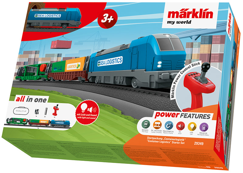 Marklin HO 29349 My World Container Logistics Starter Set