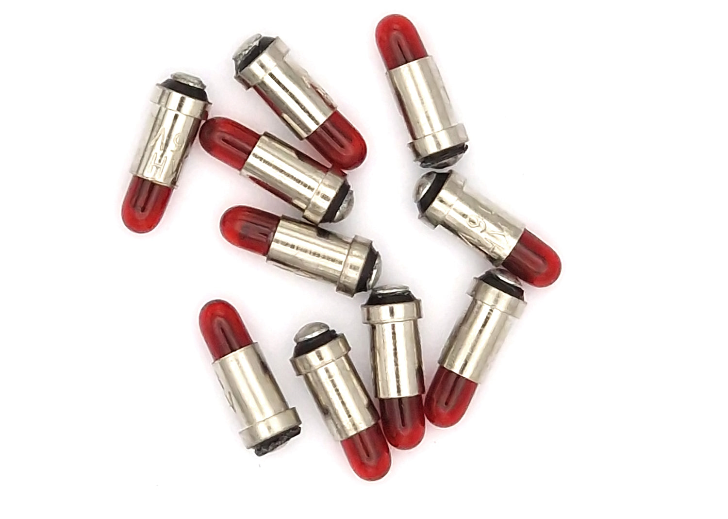 Marklin Parts A E602010 Light Bulb red  16 volts plug-in base 10x