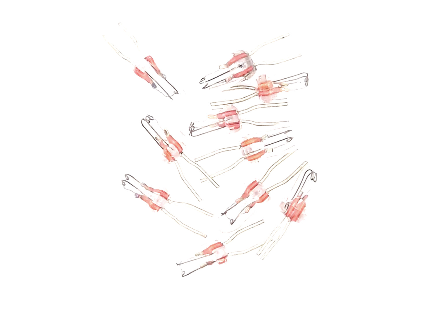 Marklin Parts A E610040 Light Bulb 19 volts/70 milliamp 2-pin (10x)