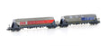 Hobbytrain N scale H23479 Set of 2 silo wagons Taggnpps SBB Cargo, Ep.VI, weathered