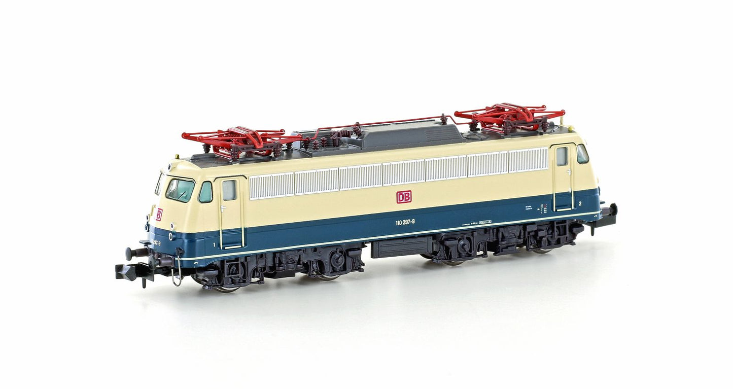 Hobbytrain N scale H28016S Electric locomotive BR 110 DB (CNL), Ep.V, blue/beige, Sound