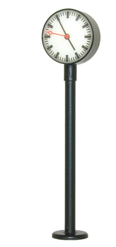 Viessmann HO 5080 Lighted Platform Clock,  LED white