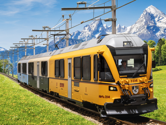 LGB G 22227 RhB Class ABe 8/12 "Allegra" Powered Rail Car Train