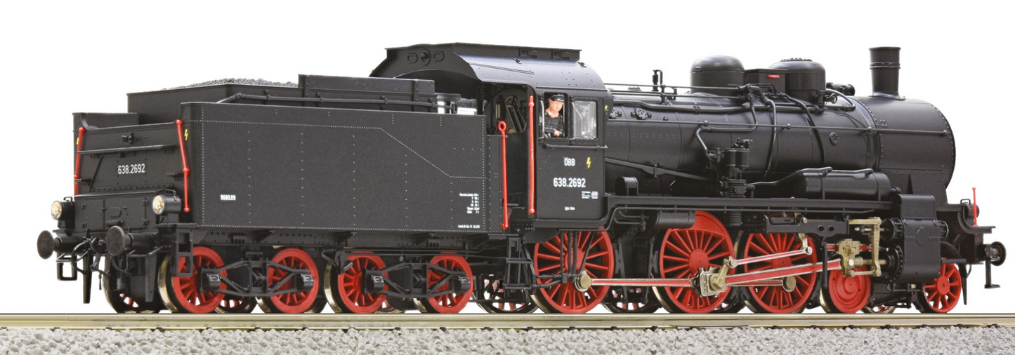 Roco HO 71393 Steam locomotive 638.2692   ÖBB era III DC 2024