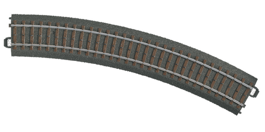 Marklin HO 24230 3-Rail R2 Curve C-Track -- 17-1/4  43.8cm Radius, 30-Degree