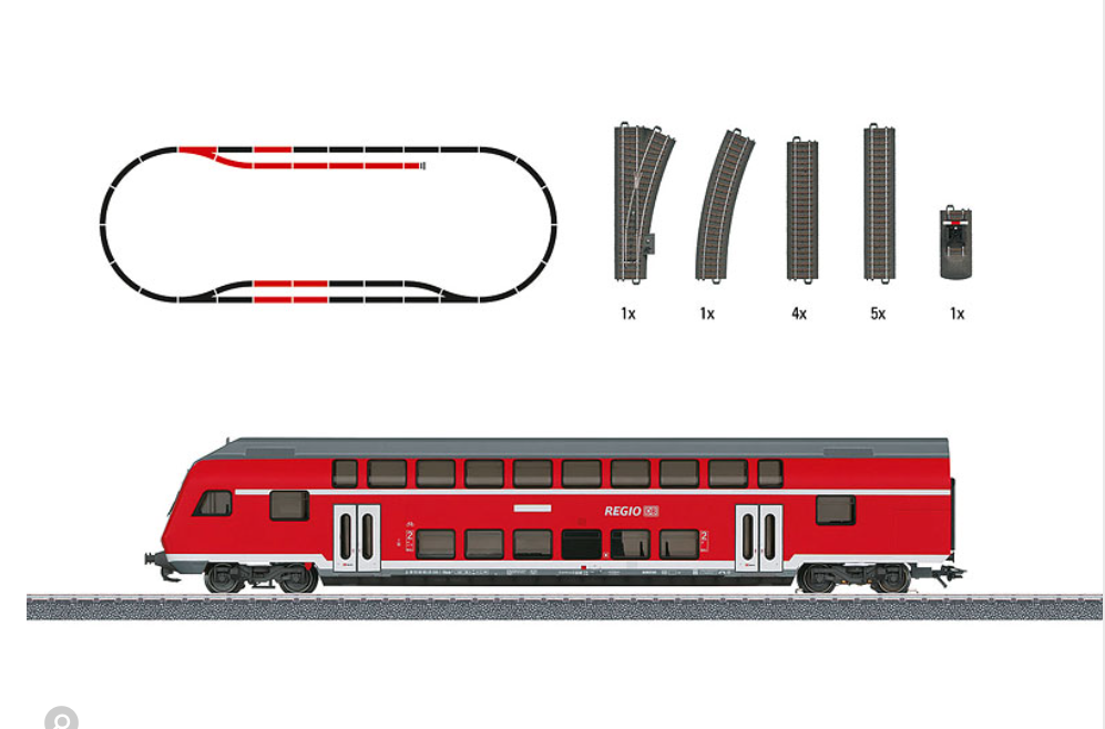 Marklin HO 78479 Regional-Express Theme Extension Set, Era VI