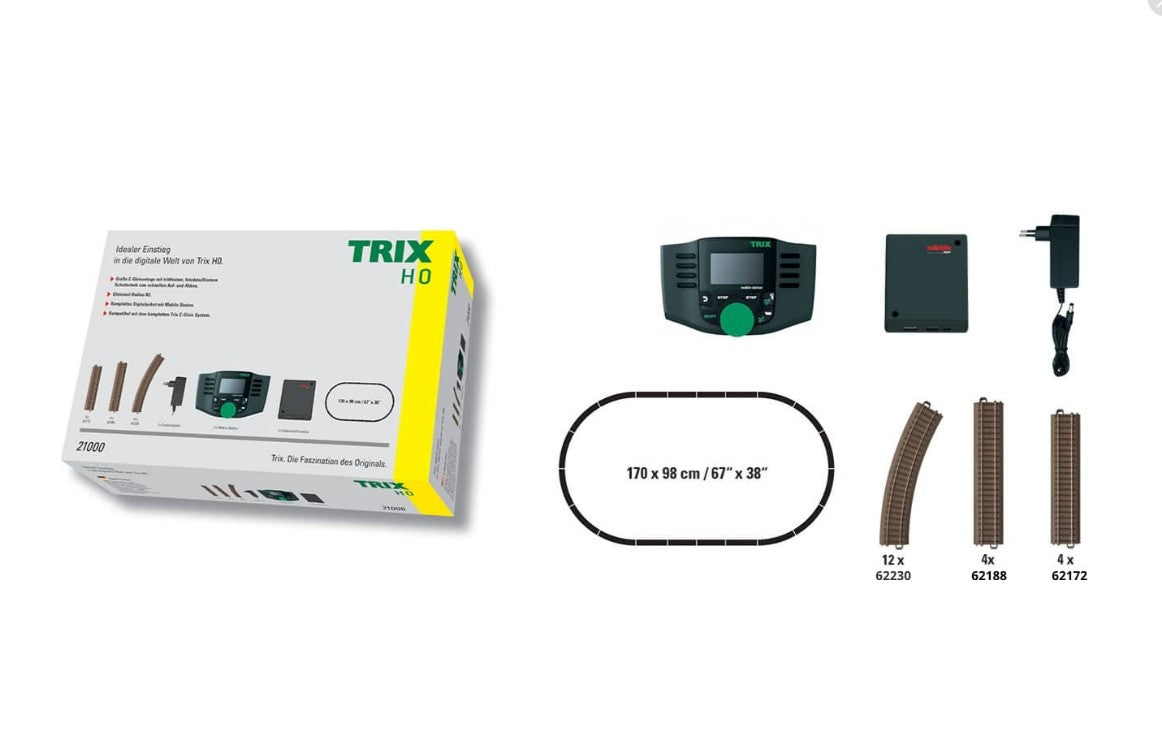 Trix HO 21000 Digital Starter Set with Mobile Station 2026 New Item
