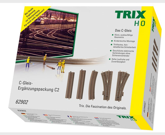 Trix HO 62902 C Track C2 Extension Set Trix H0 2026 New Item