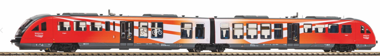 Piko HO 52984 ~AC Diesel railcar Desiro Midtjyske Jernbaner Ep. VI mfx w/Sound