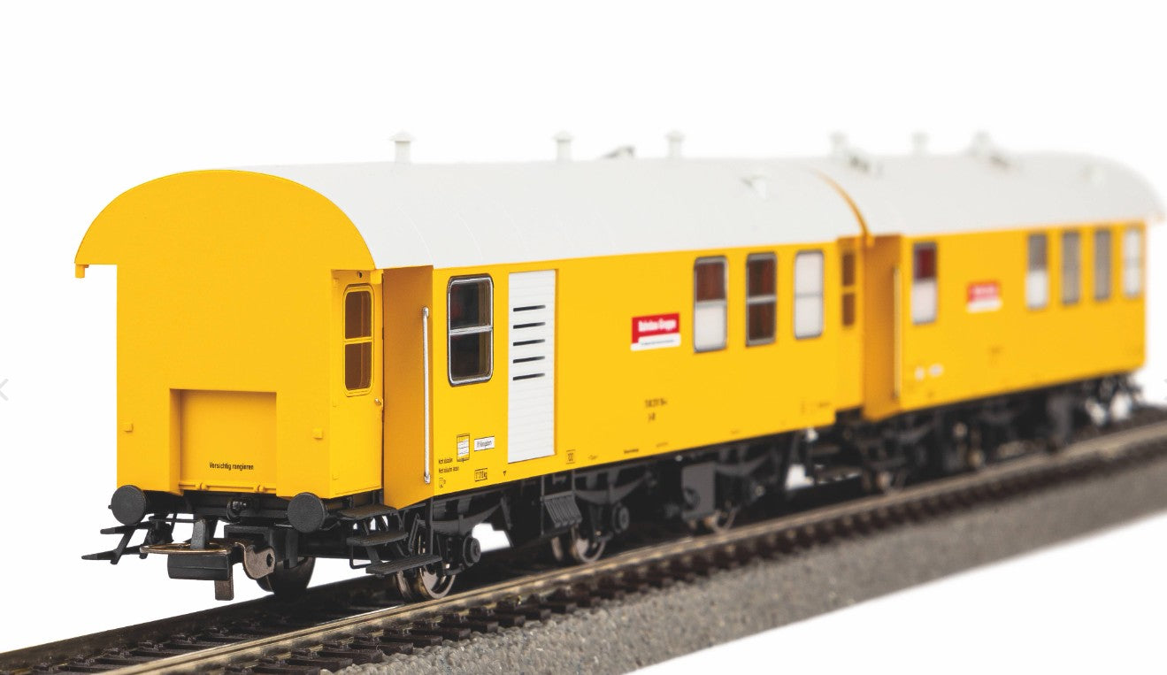 Piko HO 55919 ~AC 2-car Construction Train Set  3yg Bahnbau DB AG VI Sound & Lighting