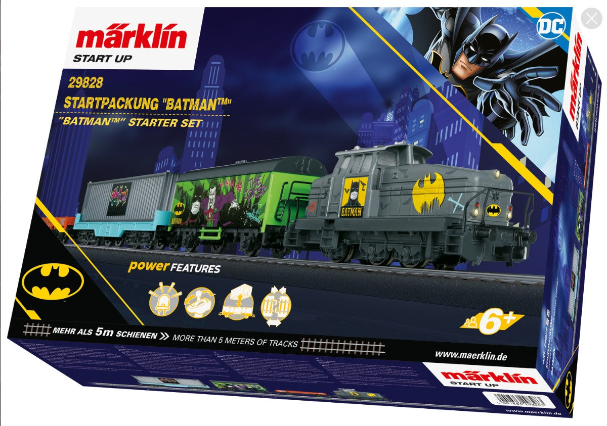 Marklin HO 29828 Starter Set 'Batman' Figures of Batman and The Joker included 2022 New Item