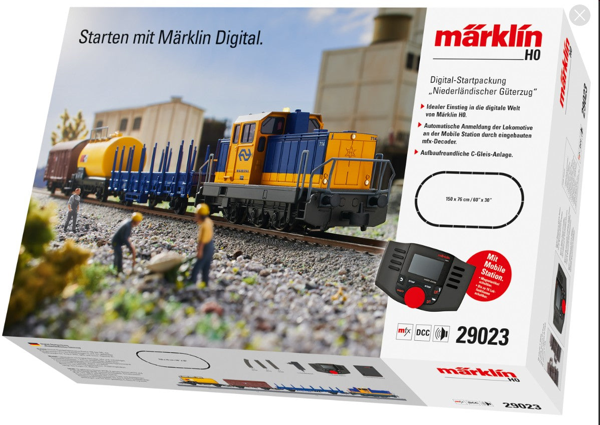 Marklin HO 29023 Digital starter set Dutch Freight Train