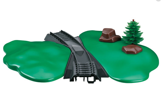 Marklin HO 72240 Curved Rerailer w/Scenery Pieces - My World