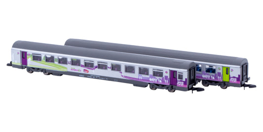 AZAR Z V01-ICP1 CORAIL Vtu coaches - Intercités - 1st Cl x1 + 2nd Cl x1 SNCF V-VI
