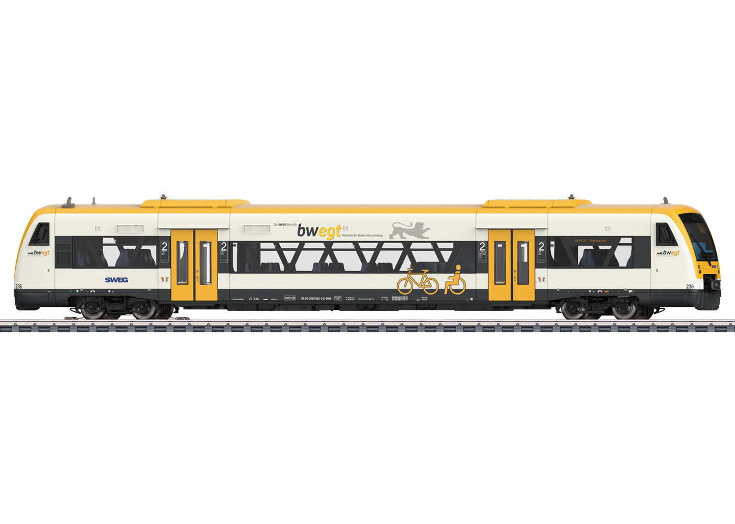 Marklin HO 36966 Regio Shuttle RS1 Class 650 Diesel Powered Rail Car  2025 New Item