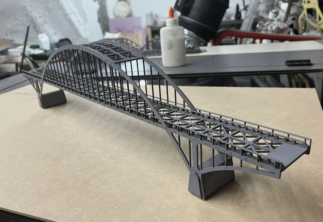 Szilagi Design Z scale SD001 Arch Bridge Kit Double Track 19 3/4" x 1.8"