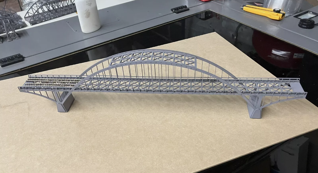 Szilagi Design Z scale SD001 Arch Bridge Kit Double Track 19 3/4" x 1.8"