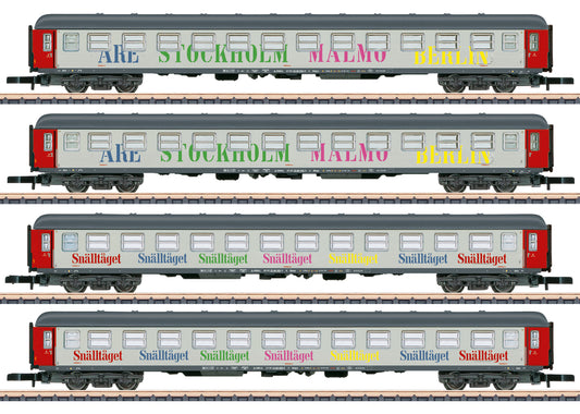 Marklin Z 87283 "Snälltåget" Car Set Fall 2025 New Item