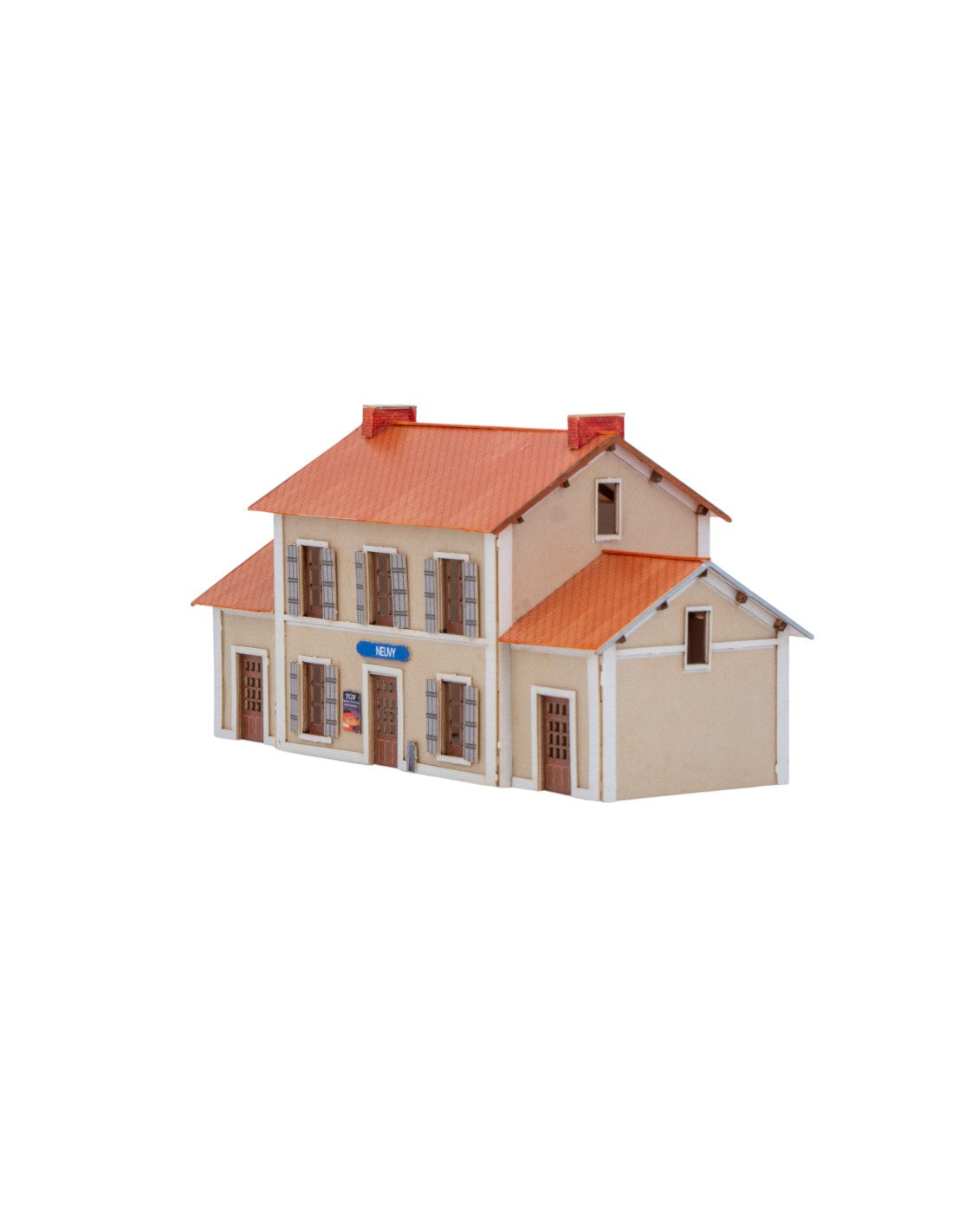 AZAR MODELS Z Bat006 French station - East type (Kit)  SNCF
