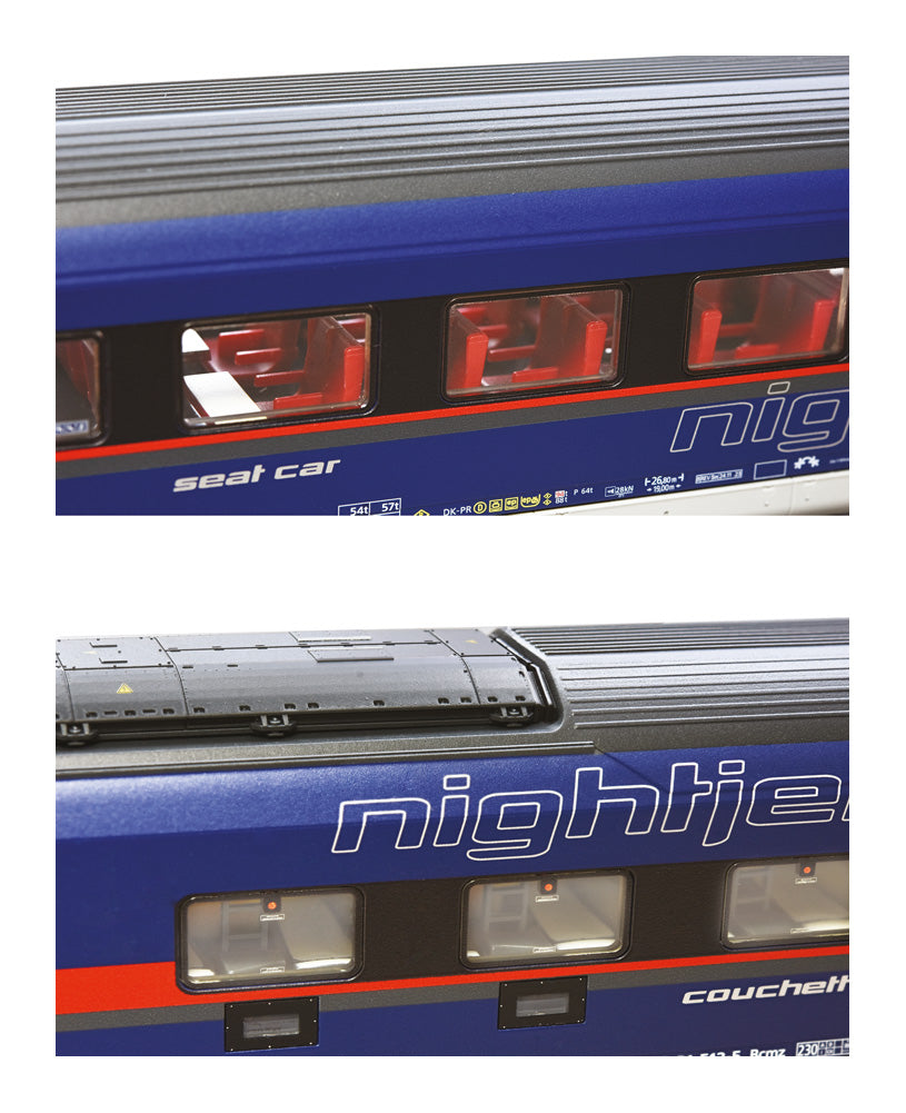 Roco HO 5500004 7-piece set: Nightjet  ÖBB era VI DC 2024 New Item