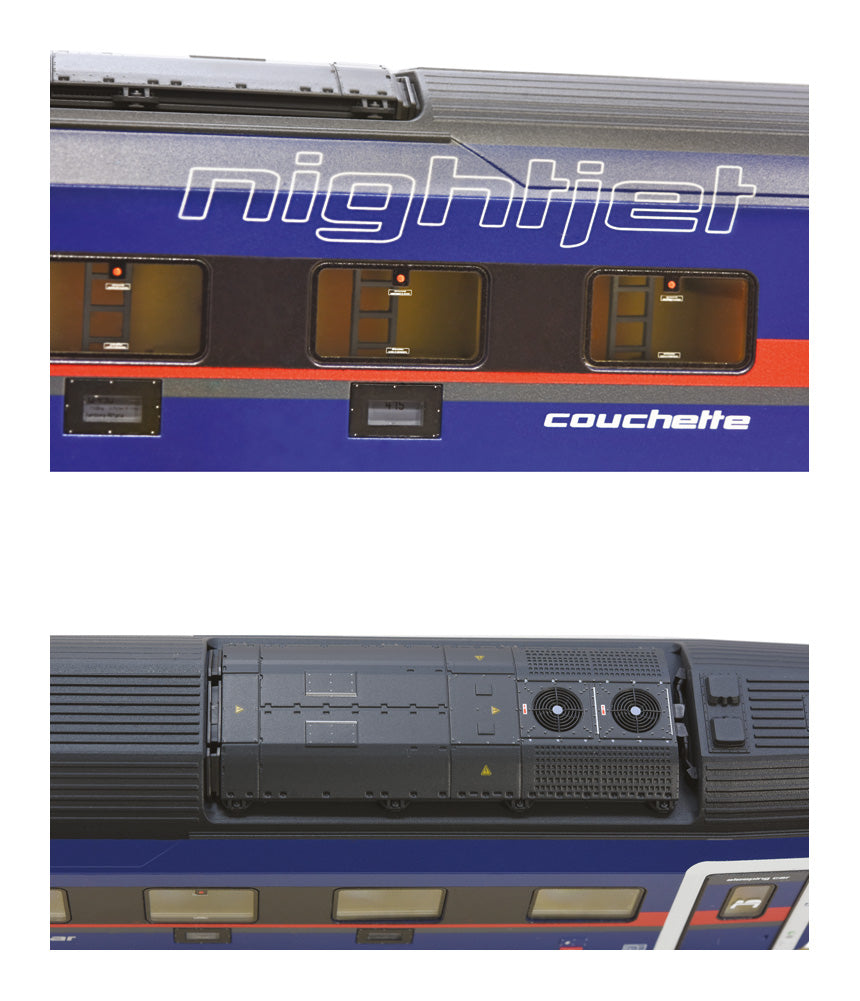 Roco HO ~AC 5520004 7-piece set: Nightjet  ÖBB Era VI AC 2024 New Item