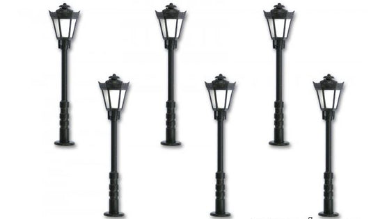 Viessmann HO 60706 Park lamp, LED warm-white, 5 + 1