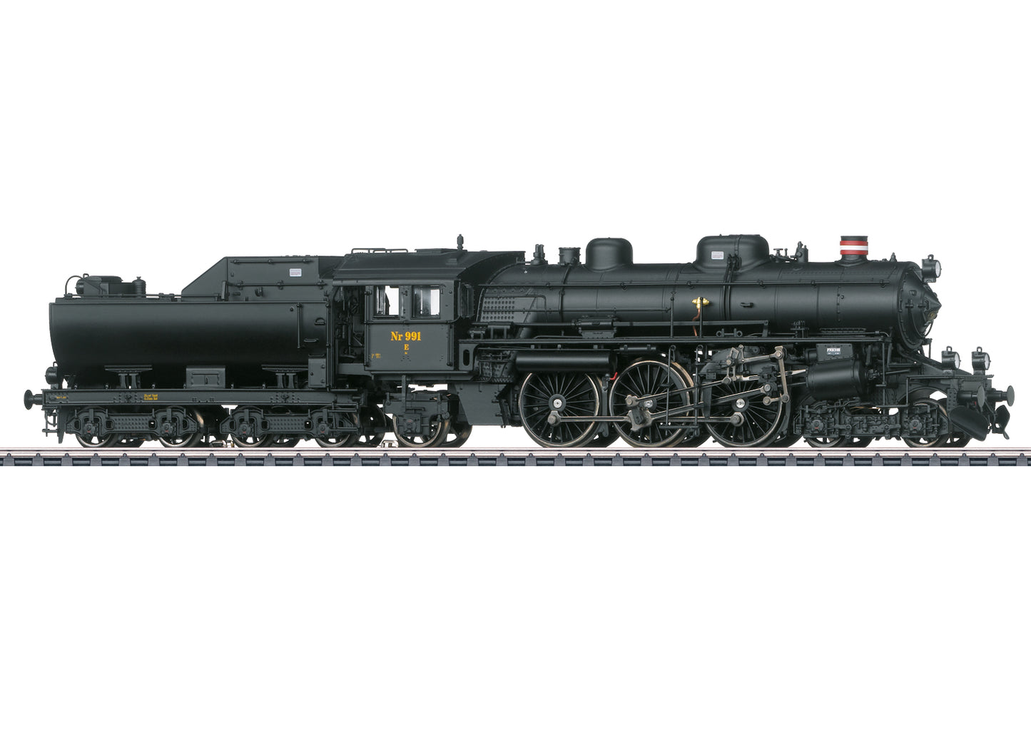 Marklin H0 39491 DSB Steam Locomotive, Road Number E 991  Denmark