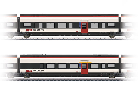 Marklin HO 43463 Add-On Car Set 3 for the Class RABe 501 Giruno 2022 New Item
