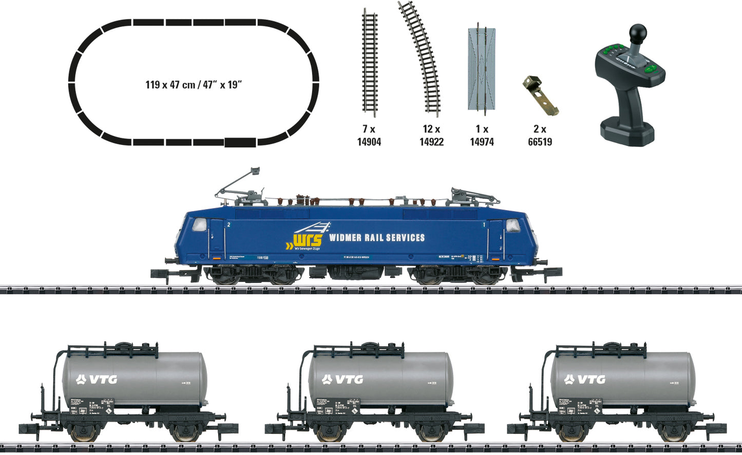 Trix N 11158 Digital-Starter Set - Tank car transport 2022 New Item