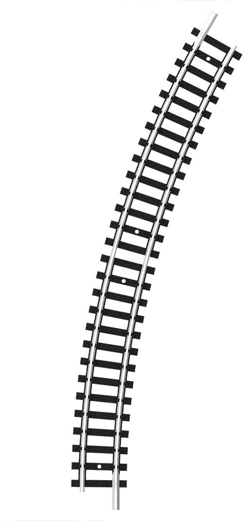 Trix N 14910 Curved Track R2a 261,8 mm , 30 GR