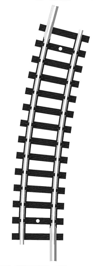 Trix N 14911 Curved Track R2a 261,8 mm , 15 GR