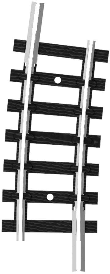 Trix N 14919 Curved Track R2a 261,8 mm , 7,5 GR