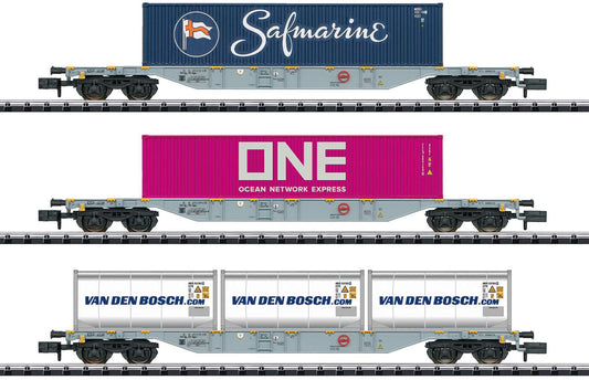 Trix N 15228 Freight Car-Set Container Car