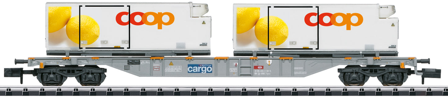 Trix N 15492 Coop Container Transport Car 2022 New Item