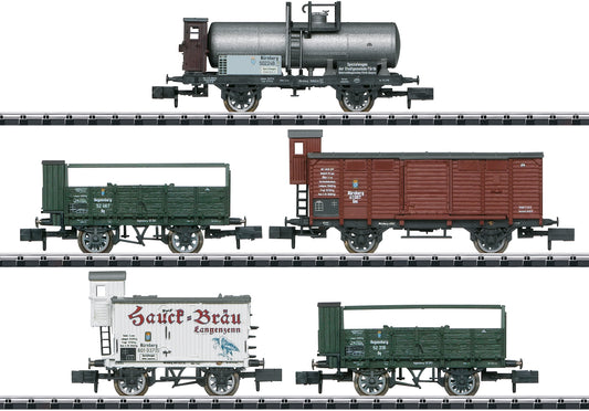 Trix N 15715 150 Years of the Vizinal Railways Freight Car Set 2022 New Item